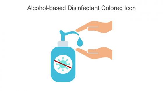 Alcohol Based Disinfectant Colored Icon In Powerpoint Pptx Png And Editable Eps Format