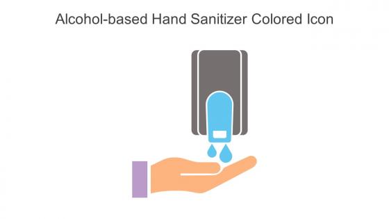 Alcohol Based Hand Sanitizer Colored Icon In Powerpoint Pptx Png And Editable Eps Format