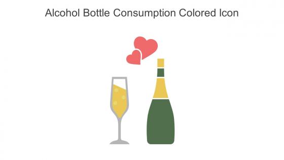 Alcohol Bottle Consumption Colored Icon in powerpoint pptx png and editable eps format