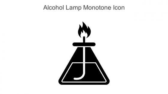 Alcohol Lamp Monotone Icon In Powerpoint Pptx Png And Editable Eps Format