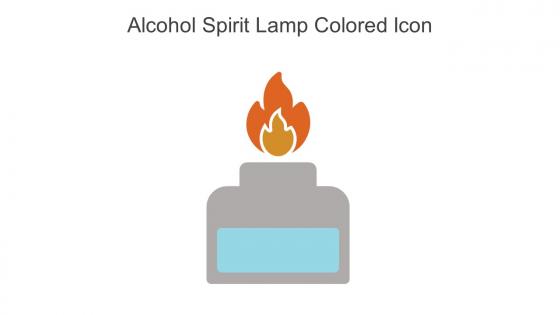 Alcohol Spirit Lamp Colored Icon In Powerpoint Pptx Png And Editable Eps Format