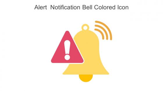 Alert Notification Bell Colored Icon In Powerpoint Pptx Png And Editable Eps Format