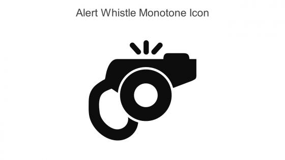 Alert Whistle Monotone Icon In Powerpoint Pptx Png And Editable Eps Format