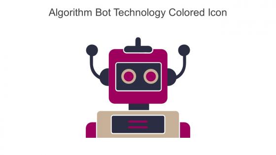 Algorithm Bot Technology Colored Icon In Powerpoint Pptx Png And Editable Eps Format
