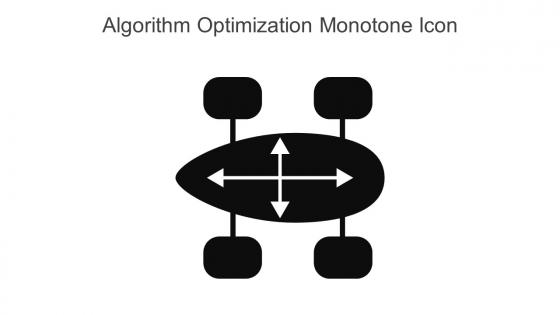 Algorithm Optimization Monotone Icon In Powerpoint Pptx Png And Editable Eps Format