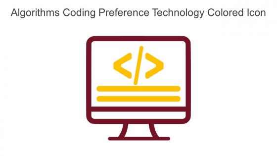 Algorithms Coding Preference Technology Colored Icon In Powerpoint Pptx Png And Editable Eps Format