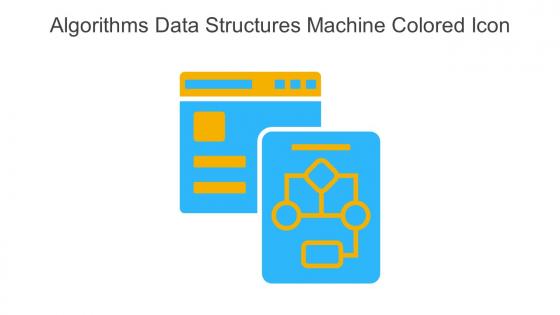 Algorithms Data Structures Machine Colored Icon In Powerpoint Pptx Png And Editable Eps Format
