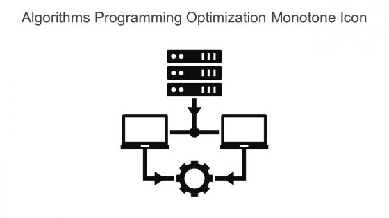 Algorithms Programming Optimization Monotone Icon In Powerpoint Pptx Png And Editable Eps Format