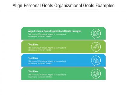 Align personal goals organizational goals examples ppt powerpoint presentation professional visuals cpb
