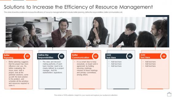 Align Projects With Project Resource Planning Solutions Increase Efficiency Resource Management