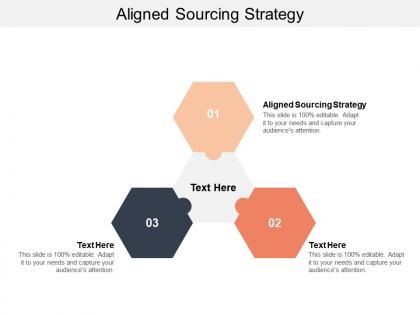 Aligned sourcing strategy ppt powerpoint presentation file files cpb