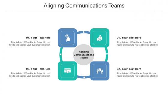 Aligning communications teams ppt powerpoint presentation infographics show cpb