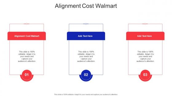 Alignment Cost Walmart In Powerpoint And Google Slides Cpb