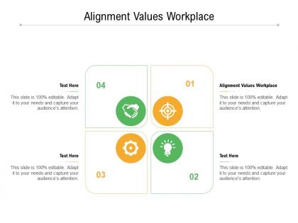 Alignment values workplace ppt powerpoint presentation outline maker cpb