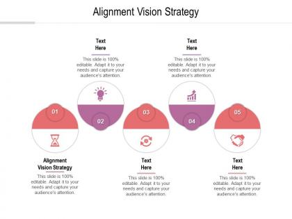 Alignment vision strategy ppt powerpoint presentation file demonstration cpb