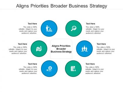 Aligns priorities broader business strategy ppt powerpoint presentation portfolio outfit cpb