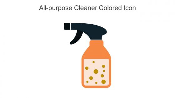 All Purpose Cleaner Colored Icon In Powerpoint Pptx Png And Editable Eps Format