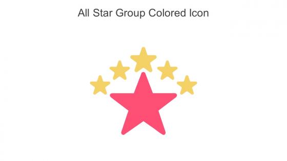 All Star Group Colored Icon In Powerpoint Pptx Png And Editable Eps Format