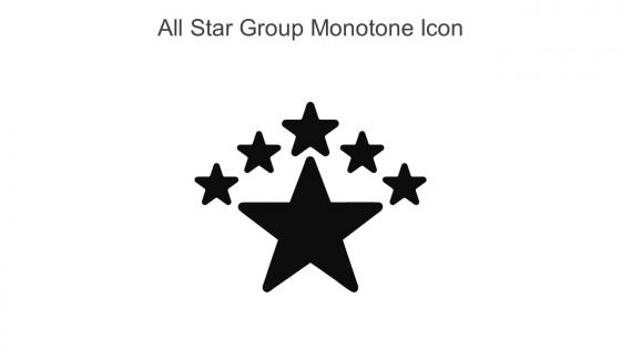 All Star Group Monotone Icon In Powerpoint Pptx Png And Editable Eps Format