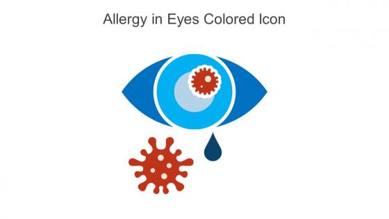 Allergy In Eyes Colored Icon In Powerpoint Pptx Png And Editable Eps Format
