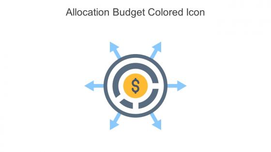 Allocation Budget Colored Icon In Powerpoint Pptx Png And Editable Eps Format