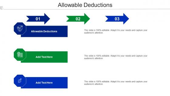 Allowable Deductions Ppt Powerpoint Presentation Infographic Template Graphics Download Cpb