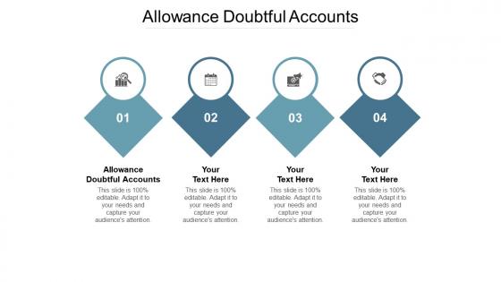 Allowance doubtful accounts ppt powerpoint presentation model tips cpb
