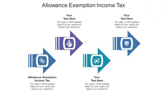 Allowance exemption income tax ppt powerpoint presentation model slide portrait cpb