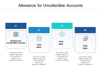Allowance for uncollectible accounts ppt powerpoint presentation model format cpb