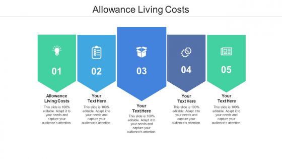Allowance living costs ppt powerpoint presentation infographics inspiration cpb