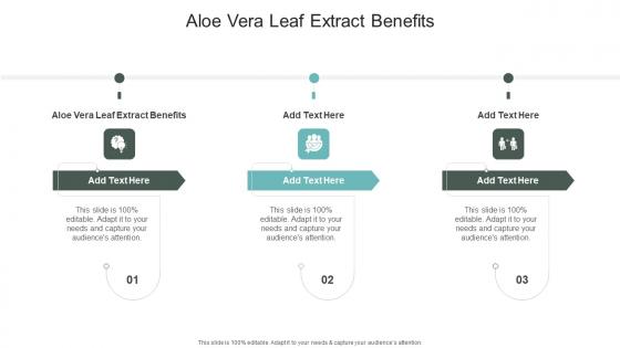 Aloe Vera Leaf Extract Benefits In Powerpoint And Google Slides Cpb
