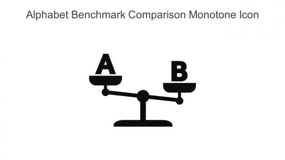 Alphabet Benchmark Comparison Monotone Icon In Powerpoint Pptx Png And Editable Eps Format