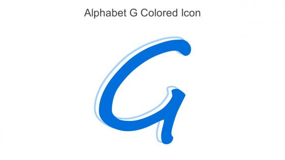 Alphabet G Colored Icon In Powerpoint Pptx Png And Editable Eps Format