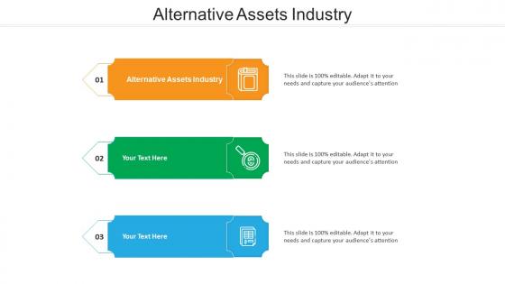 Alternative assets industry ppt powerpoint presentation professional show cpb