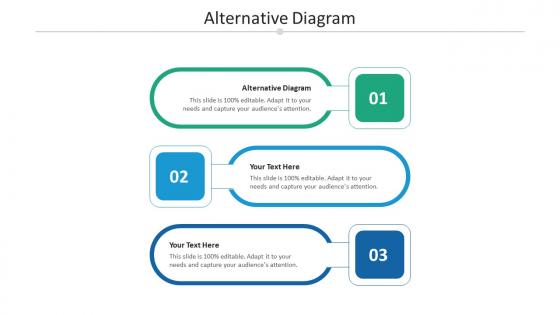 Alternative diagram ppt powerpoint presentation picture cpb