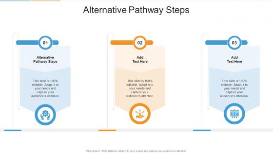Alternative Pathway Steps In Powerpoint And Google Slides Cpb