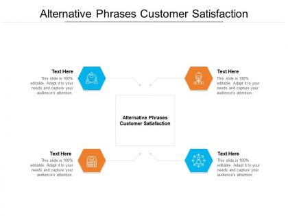 Alternative phrases customer satisfaction ppt powerpoint presentation icon show cpb