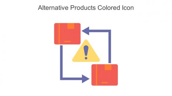 Alternative Products Colored Icon In Powerpoint Pptx Png And Editable Eps Format