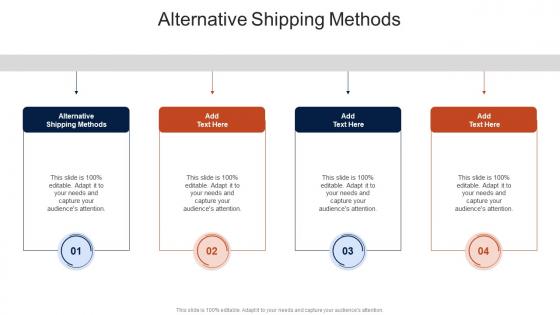 Alternative Shipping Methods In Powerpoint And Google Slides Cpb