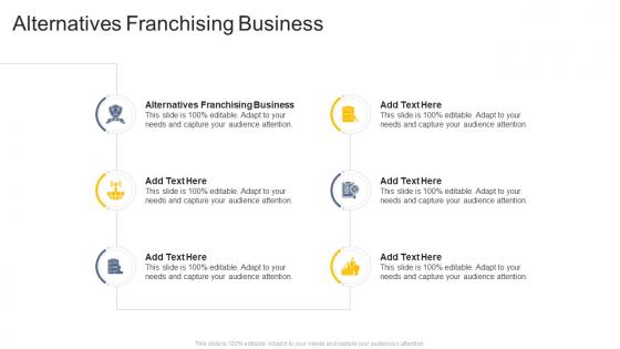Alternatives Franchising Business In Powerpoint And Google Slides Cpb