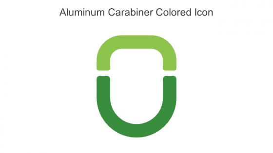 Aluminum Carabiner Colored Icon In Powerpoint Pptx Png And Editable Eps Format