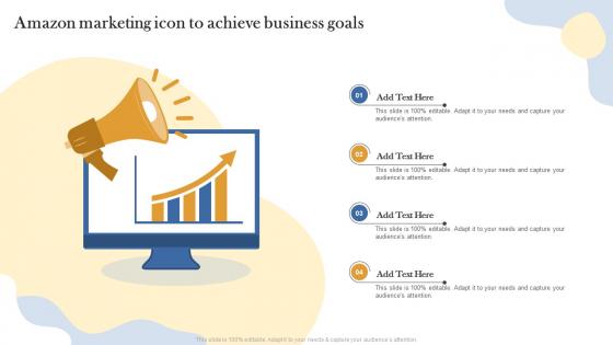 Amazon Marketing Icon To Achieve Business Goals