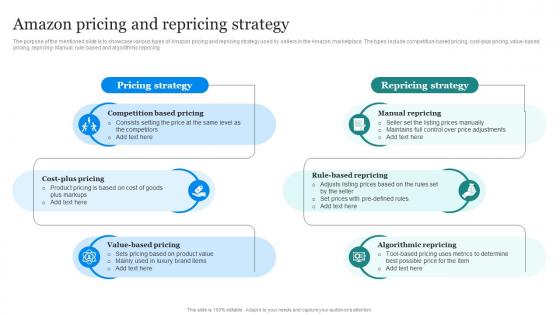 Amazon Marketing Strategy Amazon Pricing And Repricing Strategy