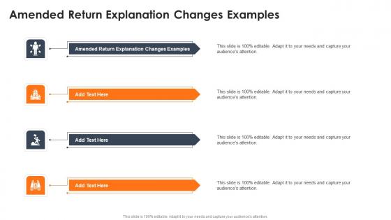 Amended Return Explanation Changes Examples In Powerpoint And Google Slides Cpb