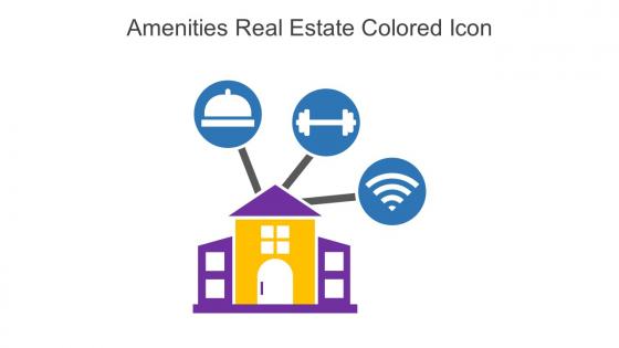 Amenities Real Estate Colored Icon In Powerpoint Pptx Png And Editable Eps Format