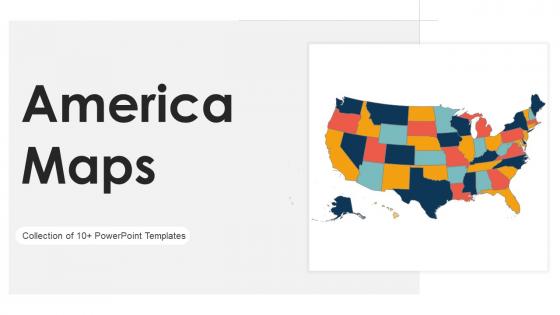 America Geographic Maps Outline In Powerpoint Bundles