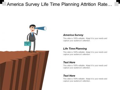 America survey life time planning attrition rate management cpb