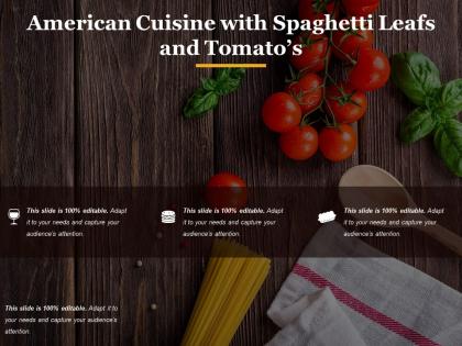 American cuisine with spaghetti leafs and tomatos1
