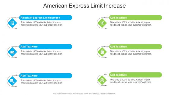 American Express Limit Increase In Powerpoint And Google Slides Cpb