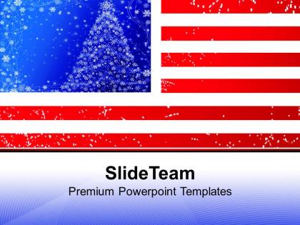 American flag christmas powerpoint templates ppt themes and graphics